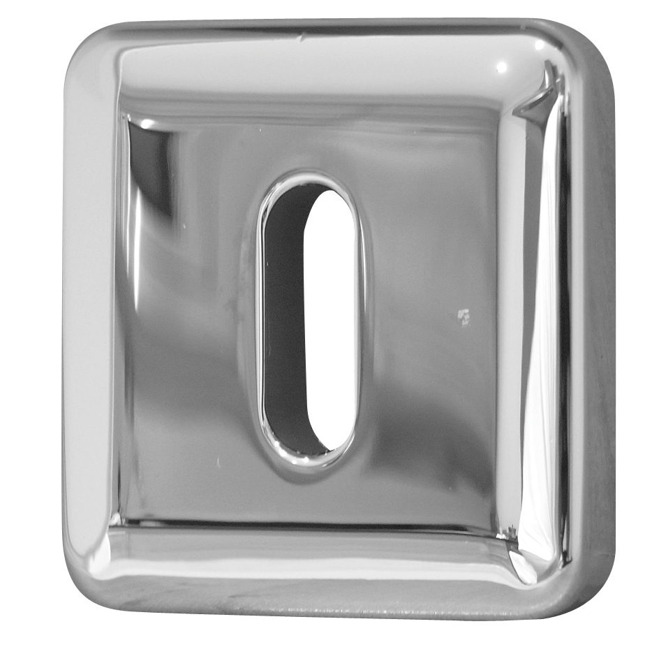 Designer Square Rounded Escutcheon (standard key)